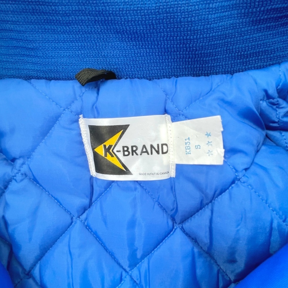 Vintage K Brand Bravo 500 Jacket, Quilt Lined, Made in Canada, Blue, Men’s Small - Picture 9 of 11